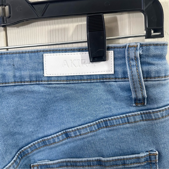 Akira Women’s Size 13 W30 Bubble Gum Graphic Stretchy Skinny Jeans - Picture 8 of 9